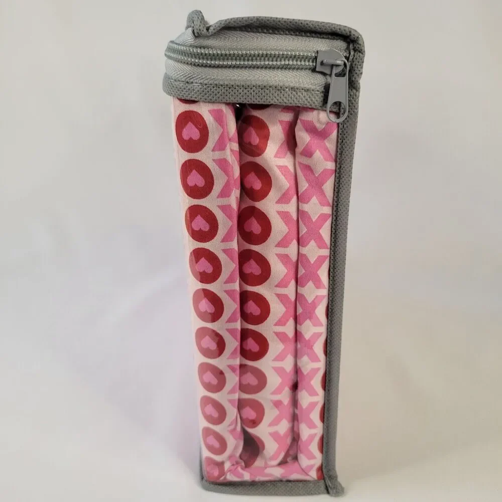 Valentines Day Red Pink XOXO KISS Love 4 piece FULL Sheets Set Girls Teen Hearts